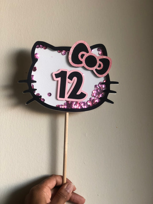 Inspired Hello Kitty topper