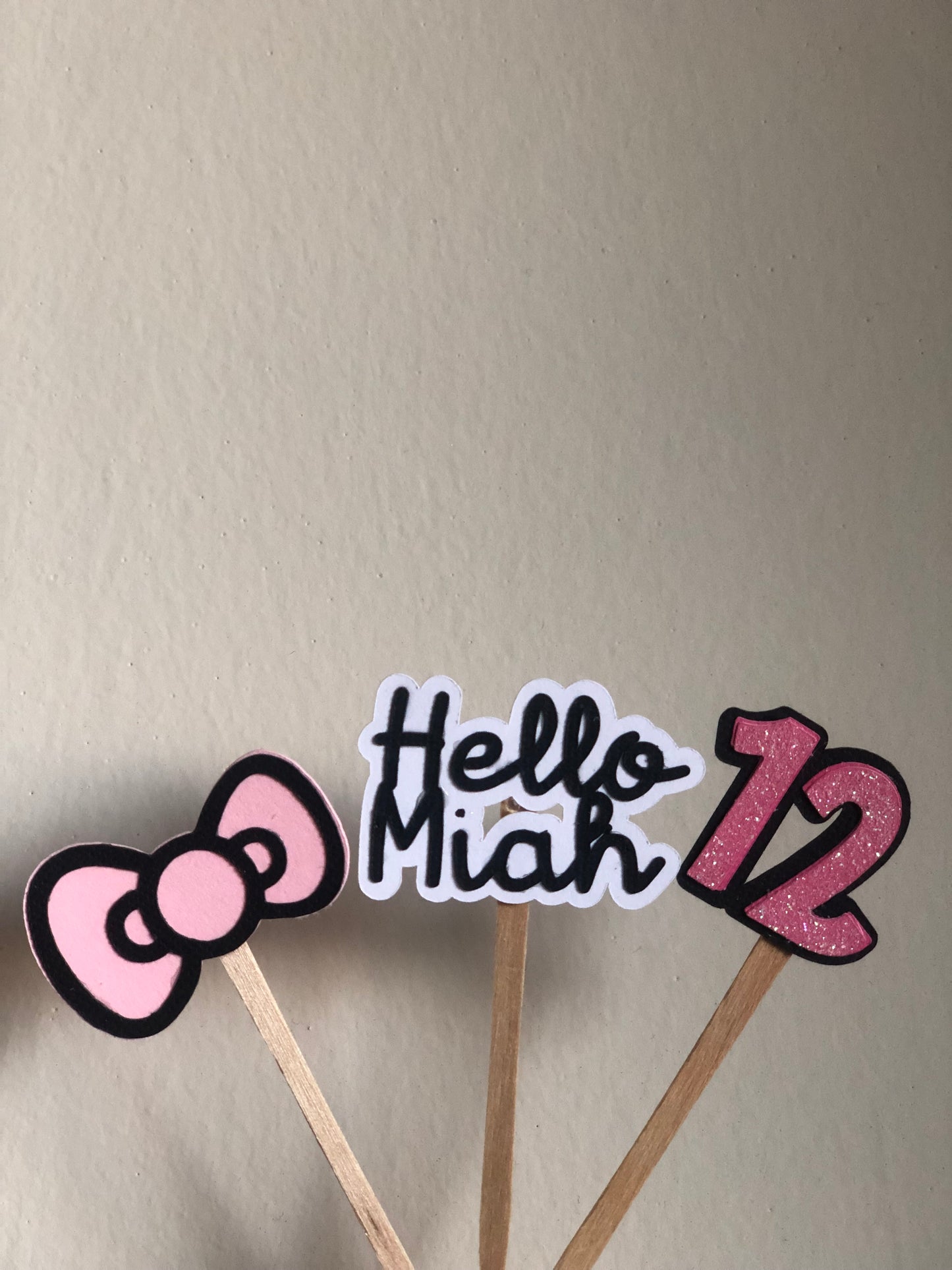 Inspired Hello Kitty topper