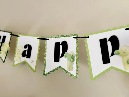 Inspired Smiski Birthday Banner