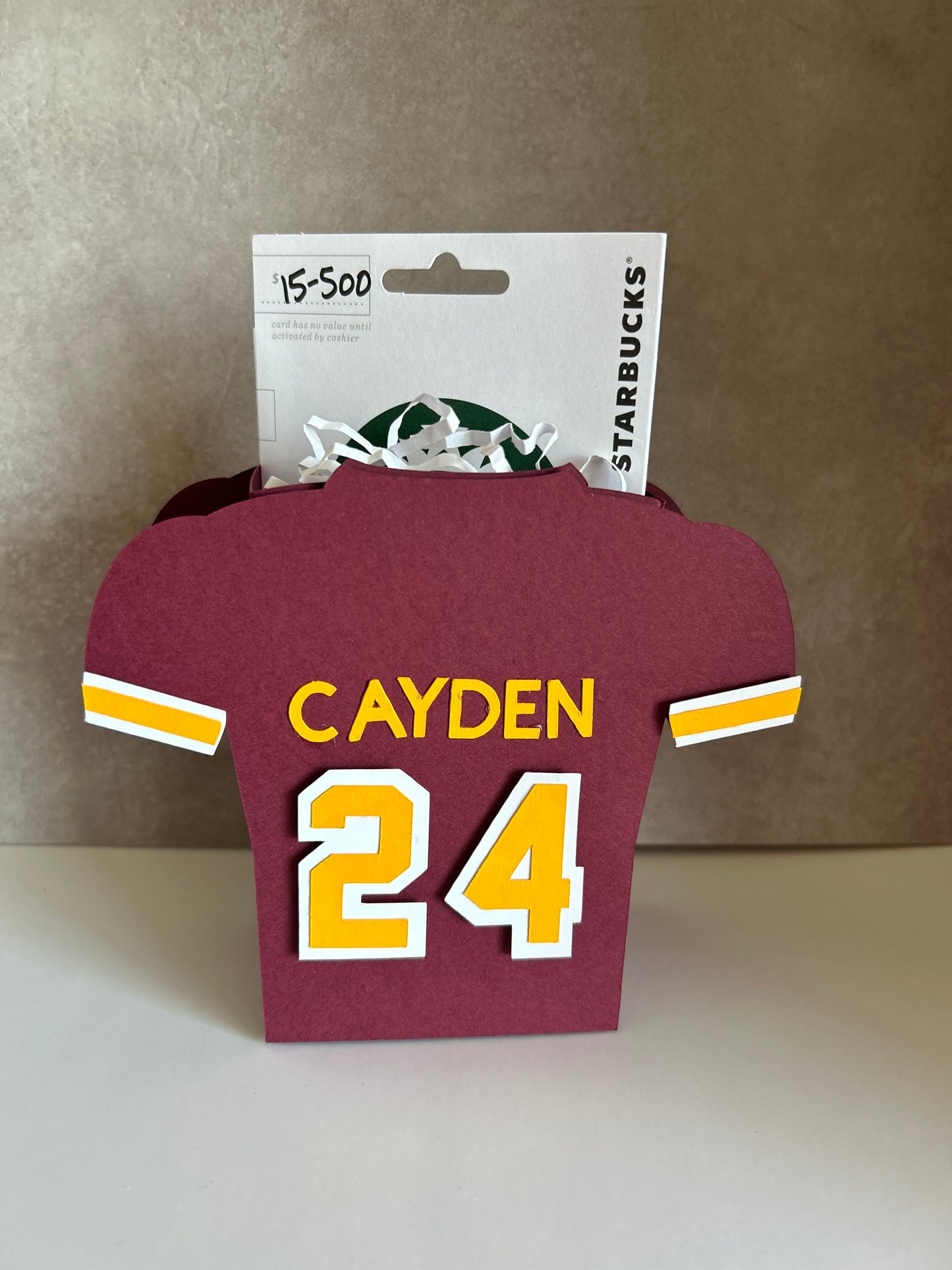 Jersey favor box